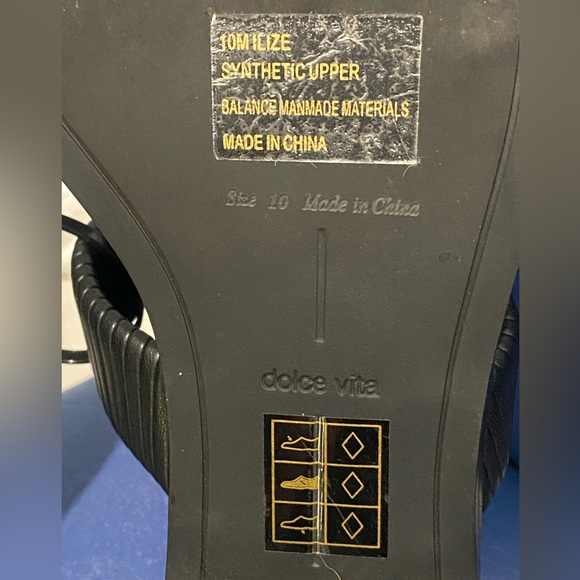 NWOT Dolce Vita Ilize black sandal, Size 10 - Picture 7 of 15